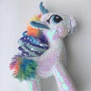 Unicorn sequin plush